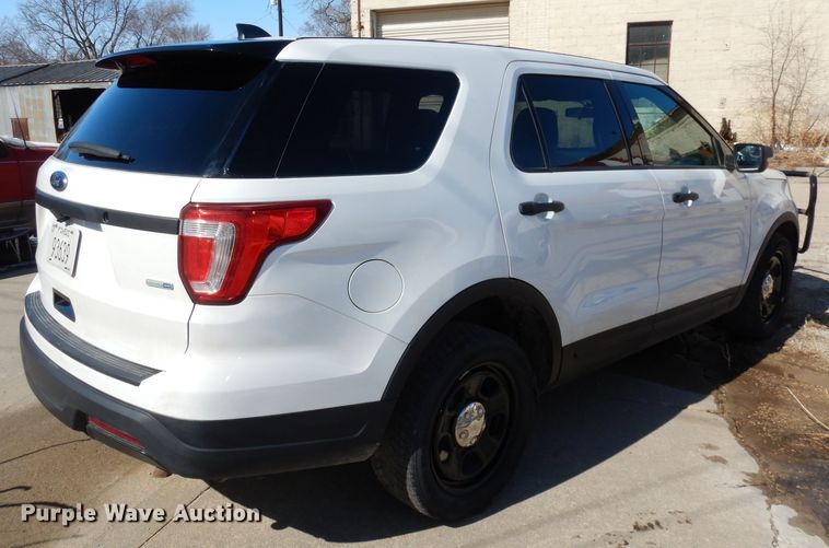 image for item DH8877 2018 Ford Explorer Police Interceptor SUV