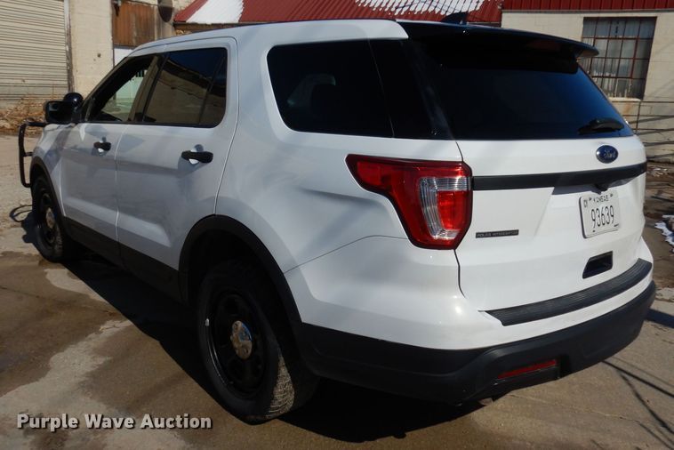 image for item DH8877 2018 Ford Explorer Police Interceptor SUV