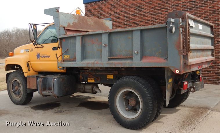 image for item DH8945 1990 Chevrolet Scottsdale  dump truck