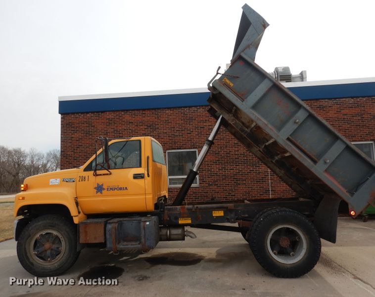 image for item DH8945 1990 Chevrolet Scottsdale  dump truck