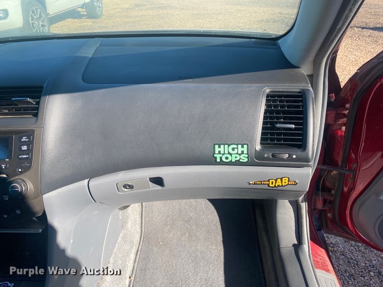image for item DJ7582 2005 Honda Accord