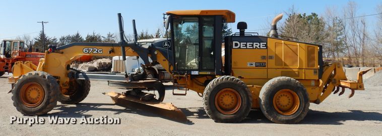 image for item DK4372 2012 John Deere 672G  motor grader