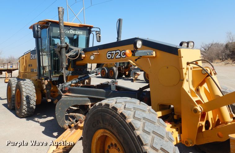 image for item DK4372 2012 John Deere 672G  motor grader