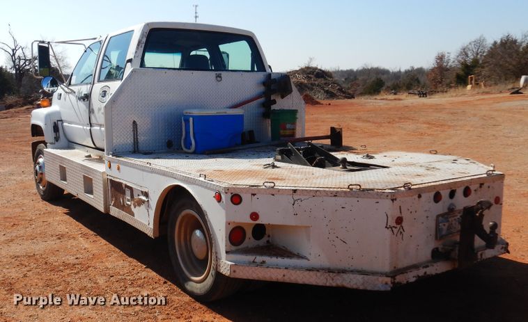 image for item DK4377 1997 GMC C5500  flatbed truck