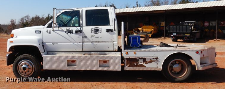 image for item DK4377 1997 GMC C5500  flatbed truck