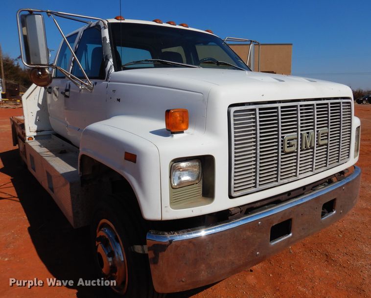 image for item DK4377 1997 GMC C5500  flatbed truck