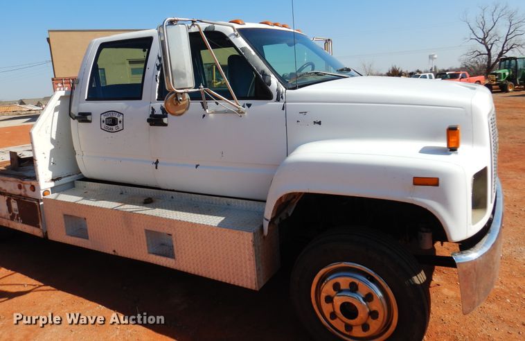 image for item DK4377 1997 GMC C5500  flatbed truck