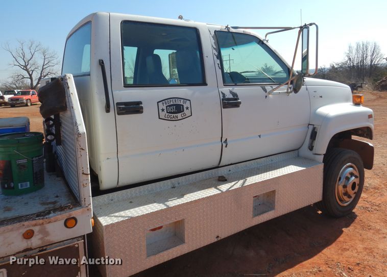 image for item DK4377 1997 GMC C5500  flatbed truck