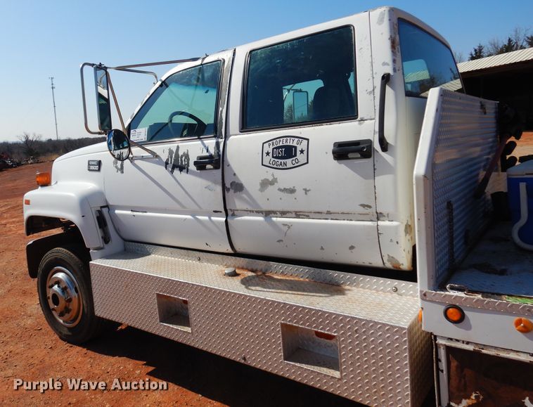 image for item DK4377 1997 GMC C5500  flatbed truck