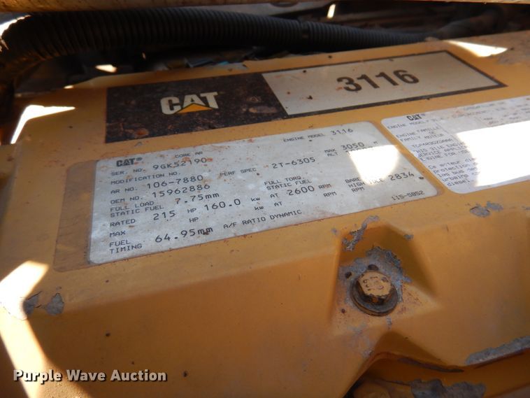 image for item DK4377 1997 GMC C5500  flatbed truck