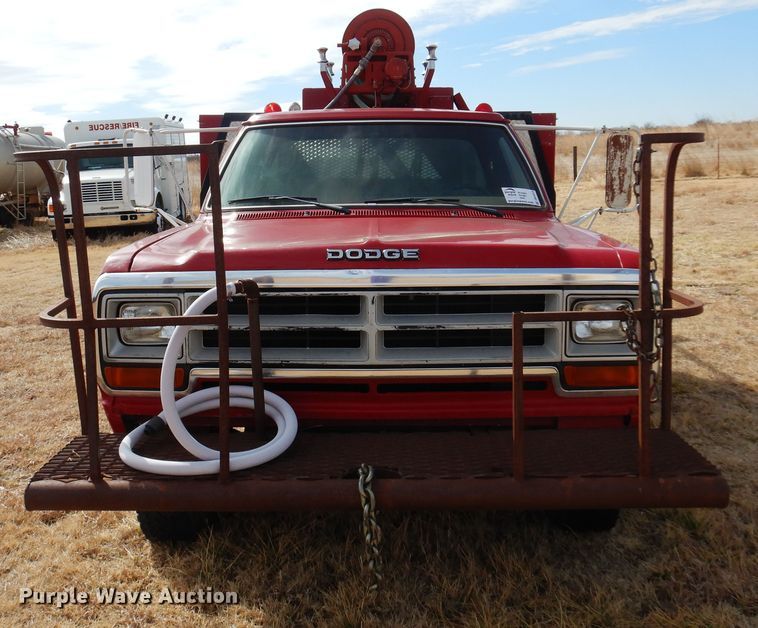 image for item DK4413 1989 Dodge W350  brush fire truck