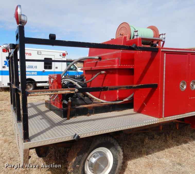 image for item DK4413 1989 Dodge W350  brush fire truck