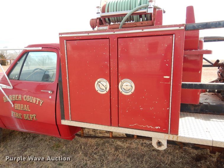 image for item DK4413 1989 Dodge W350  brush fire truck