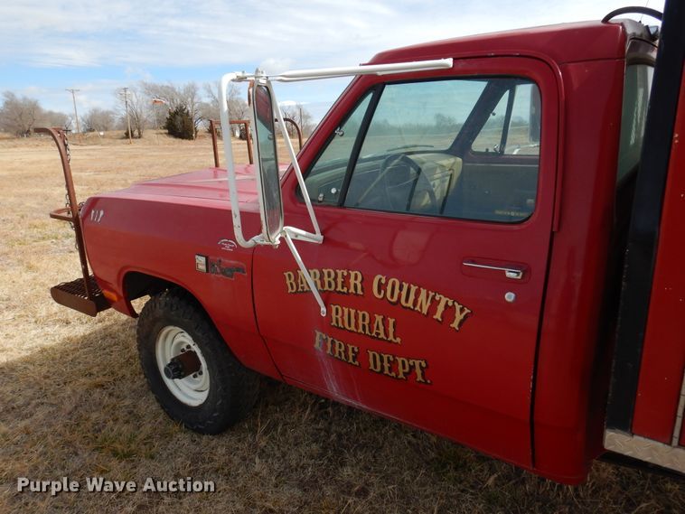 image for item DK4413 1989 Dodge W350  brush fire truck