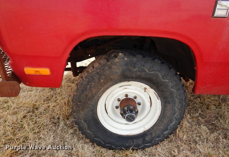 image for item DK4413 1989 Dodge W350  brush fire truck