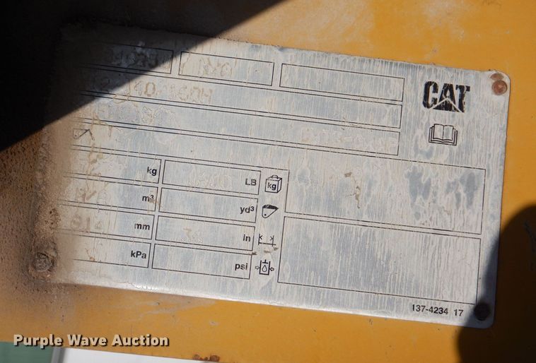 image for item DL5952 2007 Caterpillar 140H  motor grader