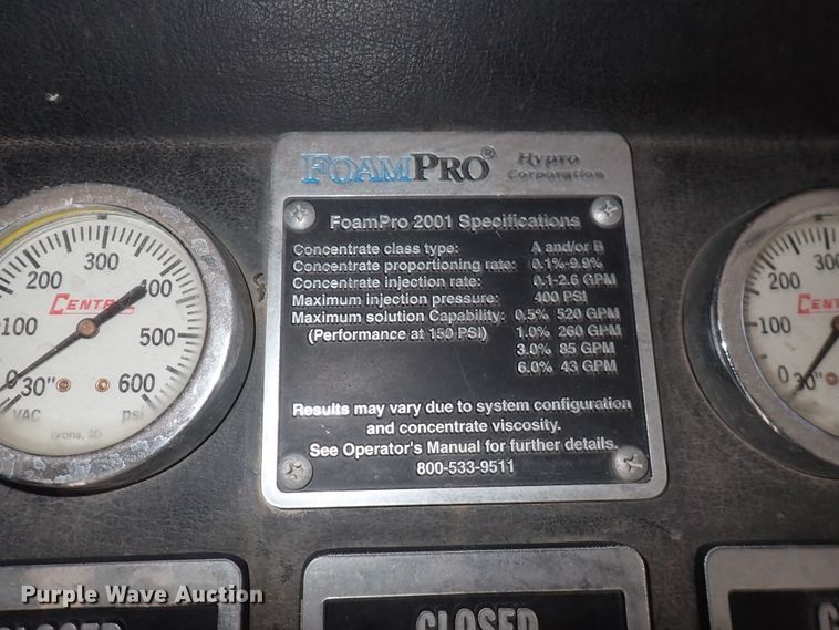 image for item DS7016 2001 Freightliner FL80  pumper fire truck