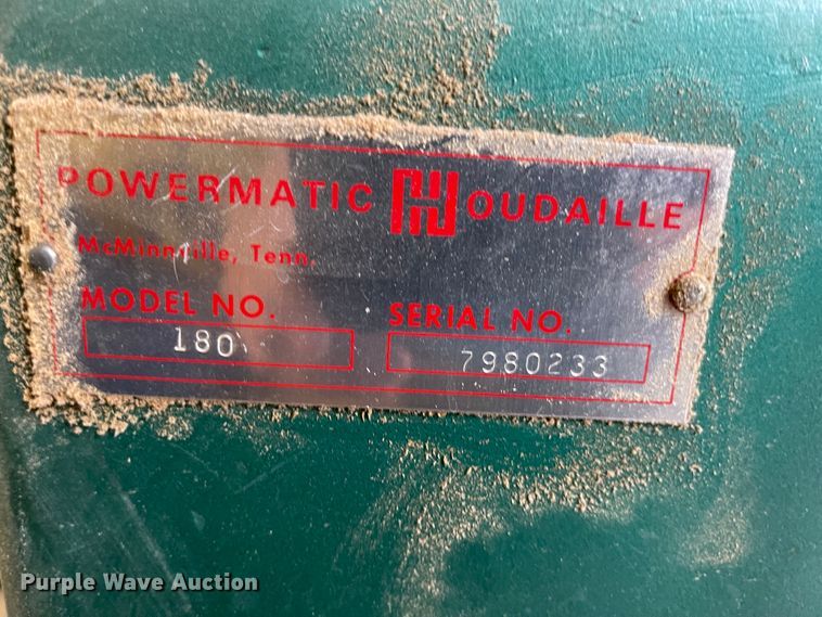 image for item FV9409 Powermatic 180  18" planer