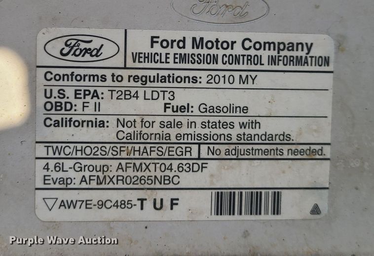 image for item IF9346 2010 Ford F150  pickup truck