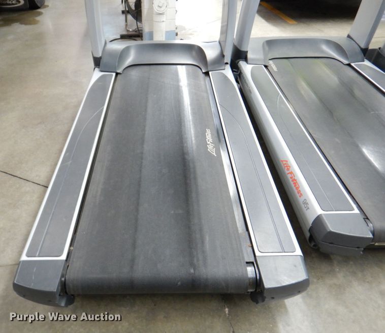 image for item IH9234 (3) Life Fitness 95T Flex deck treadmills