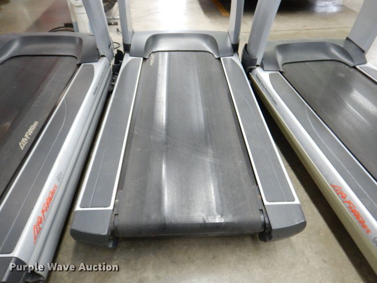 image for item IH9234 (3) Life Fitness 95T Flex deck treadmills