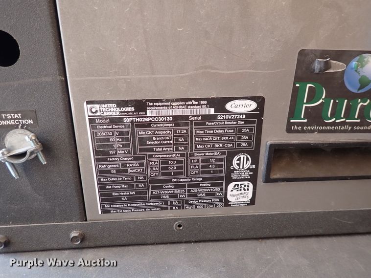 image for item IH9504 (9) Carrier HVAC units