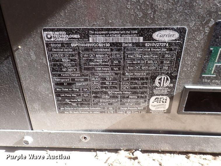 image for item IH9504 (9) Carrier HVAC units