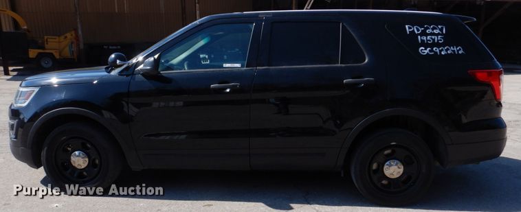 image for item IM9666 2016 Ford Explorer Police Interceptor  SUV