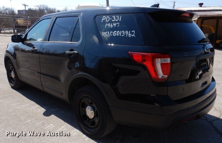 image for item IM9667 2017 Ford Explorer Police Interceptor  SUV