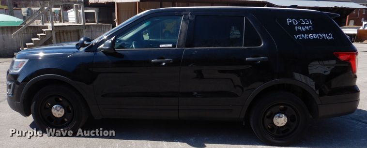 image for item IM9667 2017 Ford Explorer Police Interceptor  SUV