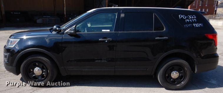image for item IM9668 2016 Ford Explorer Police Interceptor  SUV