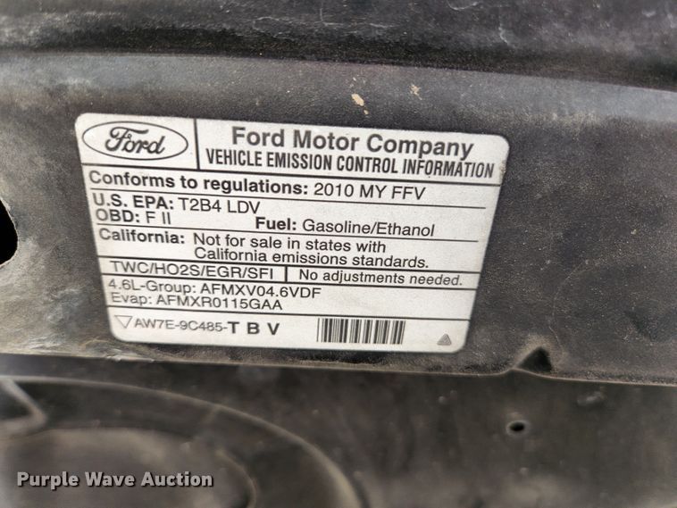 image for item JG9194 2010 Ford Crown Victoria Police Interceptor