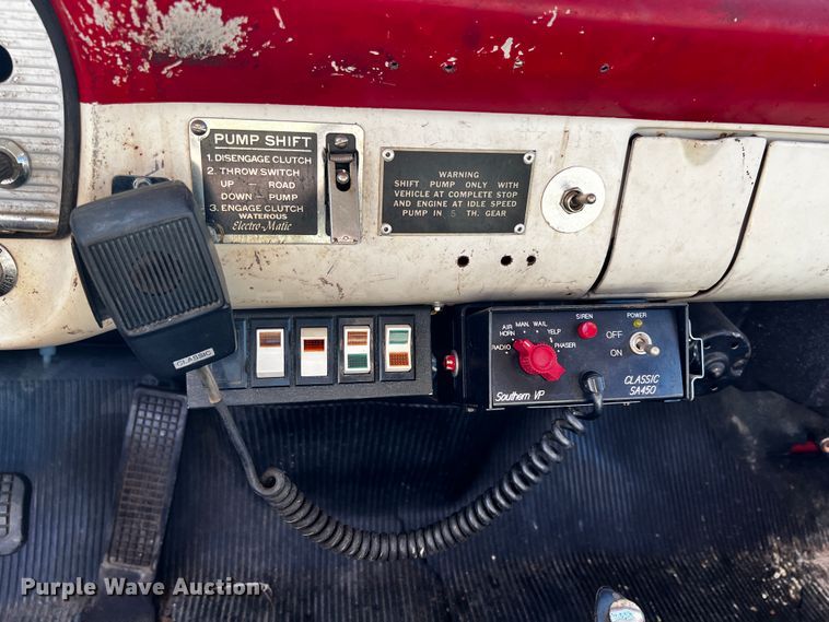 image for item JH9359 1966 Ford F800  pumper fire truck