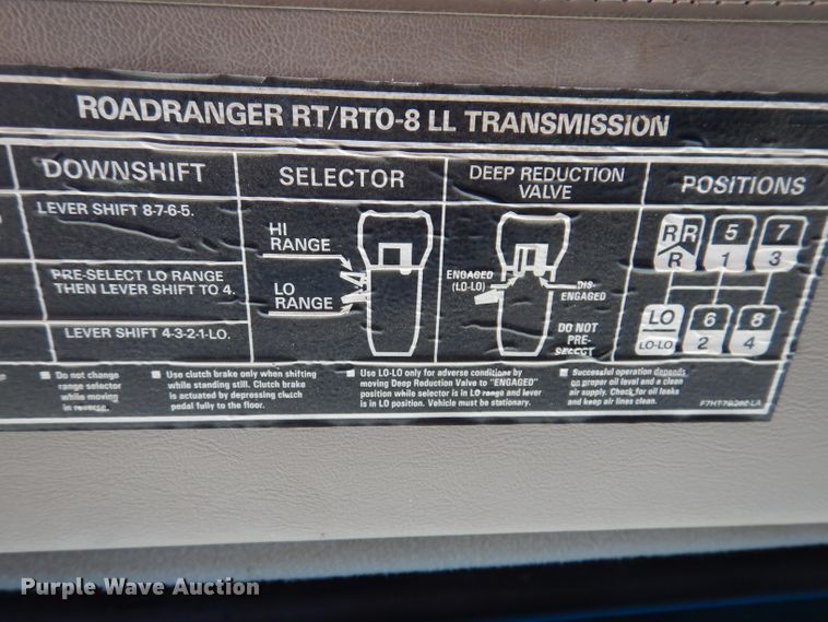 image for item JK9544 2001 Sterling LT9500 dump truck