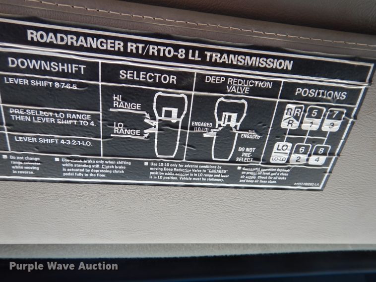 image for item JK9545 2001 Sterling LT9500  dump truck