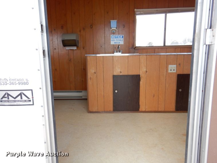 image for item JK9546 1997 Action Mobile Industries 830  jobsite trailer