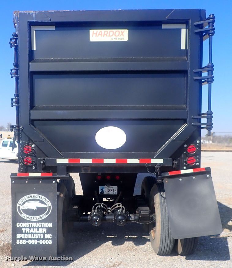 image for item JO9647 2014 CTS Scrap Master EHRD-40  end dump trailer