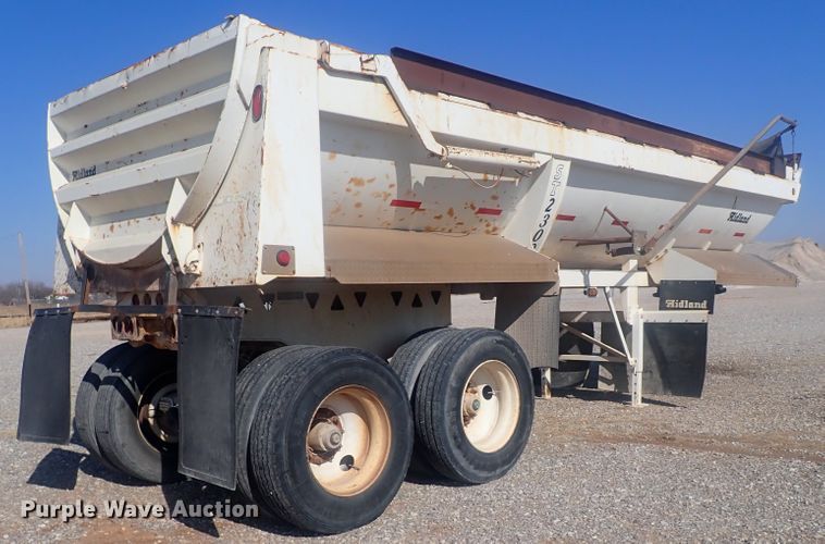 image for item JO9648 2001 Midland  end dump trailer
