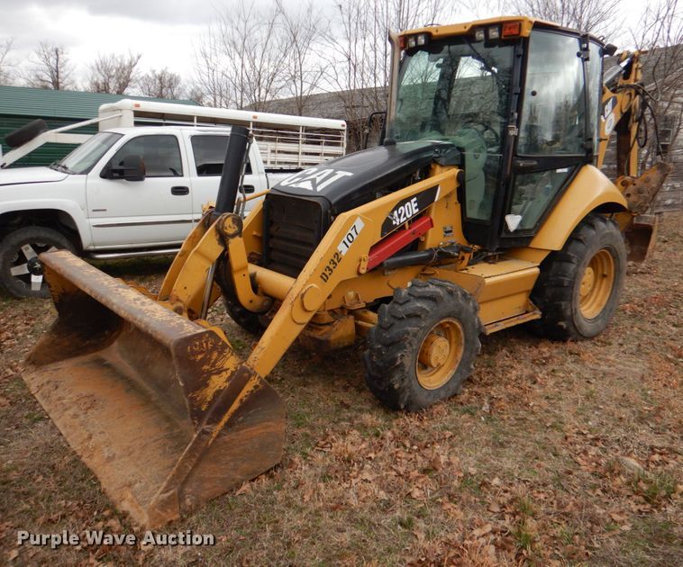 image for item JS9605 2007 Caterpillar 420E  backhoe