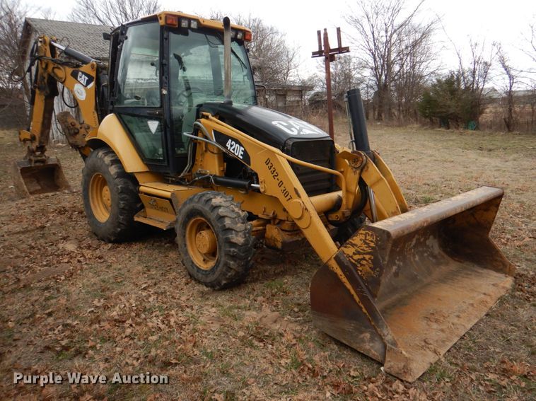 image for item JS9605 2007 Caterpillar 420E  backhoe