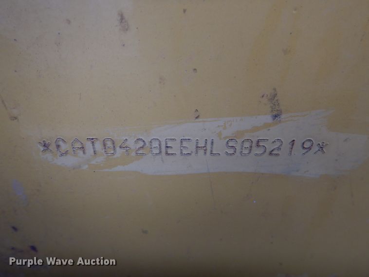 image for item JS9605 2007 Caterpillar 420E  backhoe