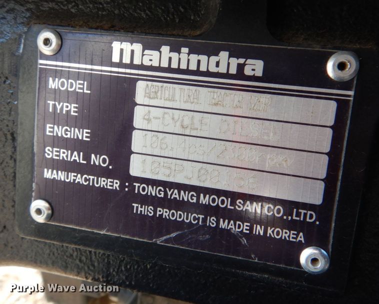 image for item JS9616 Mahindra mForce 105P  MFWD tractor