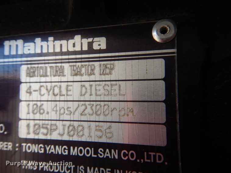 image for item JS9616 Mahindra mForce 105P  MFWD tractor