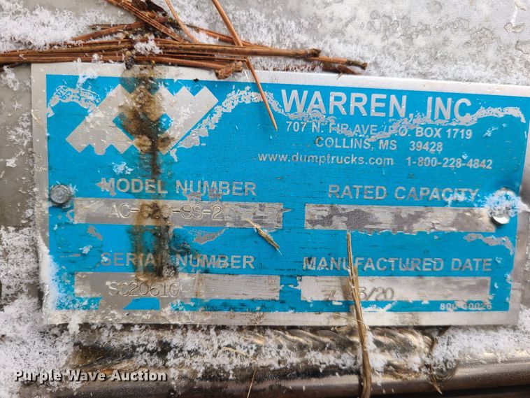 image for item KG9620 Warren AC-620-SS-2  8' W spreader