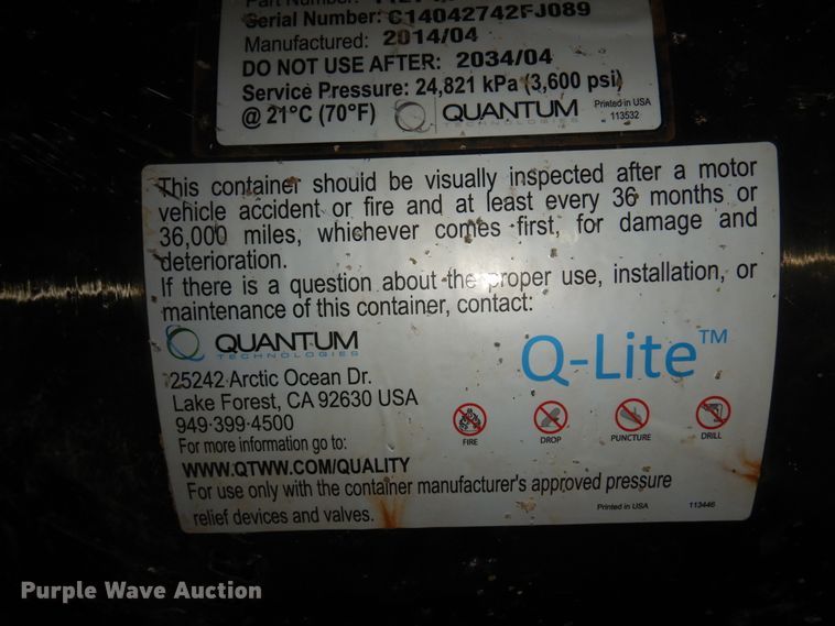 image for item KJ9582 Type 4 natural gas tank