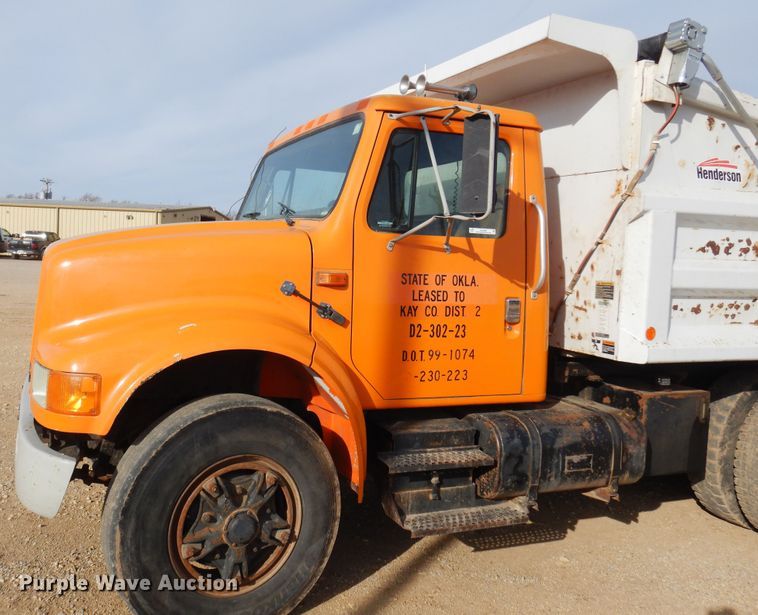 image for item KJ9586 1991 International 4900  dump truck