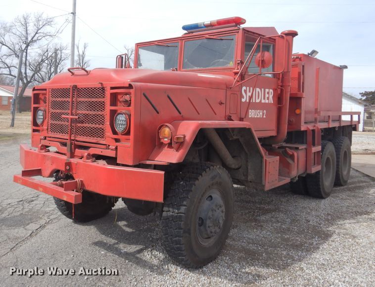 image for item KJ9588 1984 Am General M923  brush fire truck