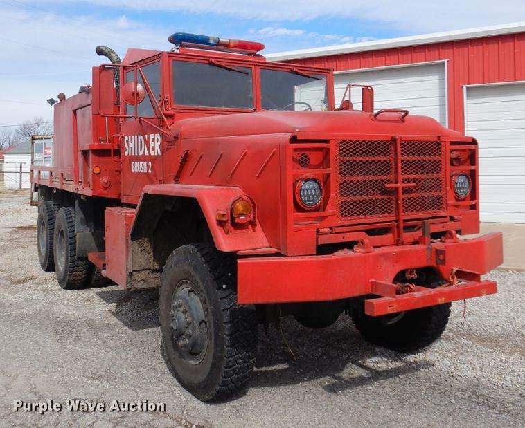 image for item KJ9588 1984 Am General M923  brush fire truck