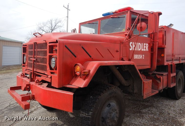 image for item KJ9588 1984 Am General M923  brush fire truck