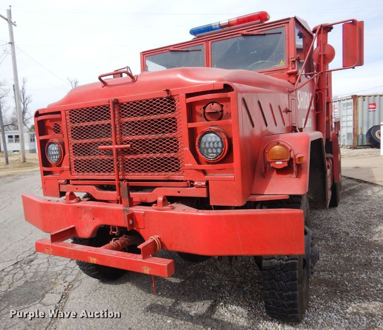 image for item KJ9588 1984 Am General M923  brush fire truck